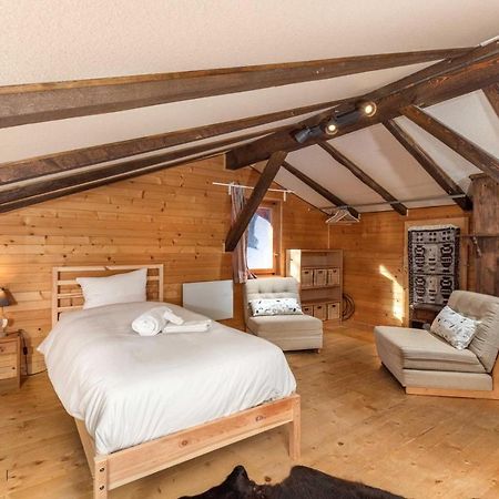 Chalet Noisette Authentic Swiss Chalet Perfect For Families La Tzoumaz Exteriér fotografie