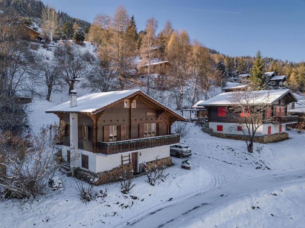 Chalet Noisette Authentic Swiss Chalet Perfect For Families La Tzoumaz Exteriér fotografie